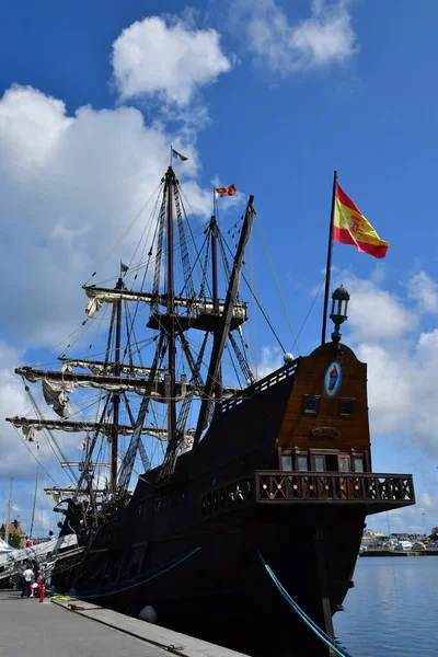 Saint Malo France Juillet 2019 Galeon Galion Espagnol — Photo