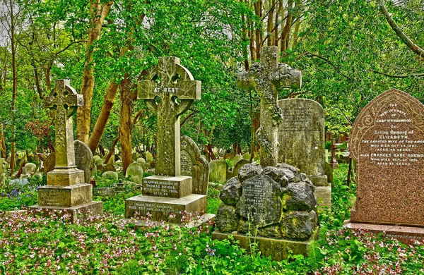 Londres Inglaterra Mayo 2019 Cementerio Highgate Abrió Sus Puertas 1839 — Foto de Stock