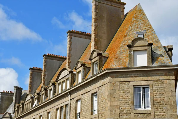 Saint Malo Frankrike Juli 2019 Den Pittoreska Staden Sommaren — Stockfoto