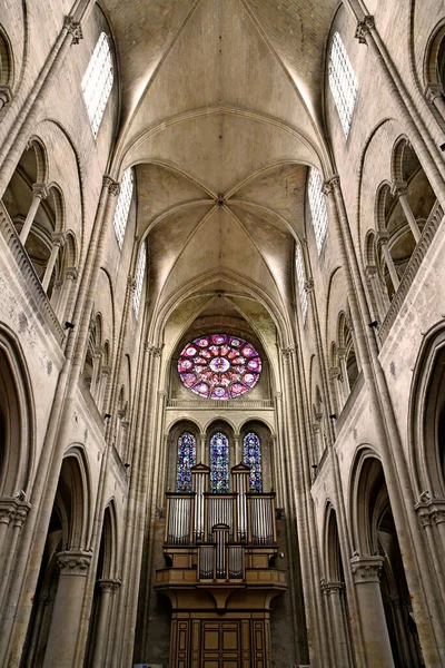 Mantes Jolie Francia Junio 2018 Iglesia Colegiata — Foto de Stock