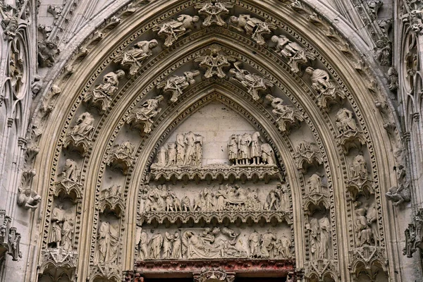 Mantes Jolie France June 2018 Collegiate Church — Stock Fotó