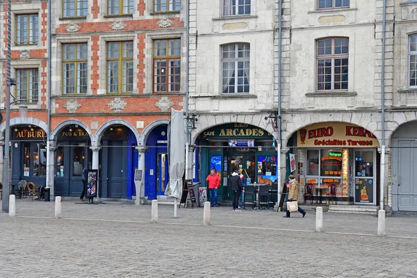 Aras France January 2020 Kebab Place Des Heros — Stock Photo, Image