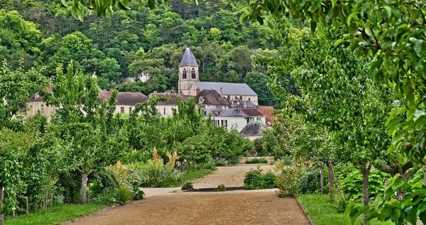 Roche Guyon Franciaország 2018 Július Falu — Stock Fotó