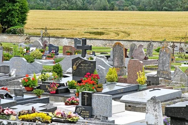 Roche Guyon France July 2018 Cemetery — Stockfoto