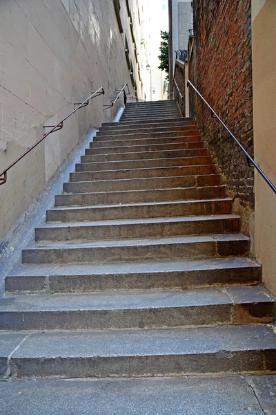 Paris France March 2019 Rue Des Eaux 16Th Arrondissement — Stok fotoğraf