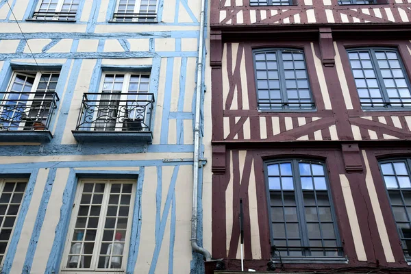 Rouen France September 2019 Old City Centr — Stock Photo, Image