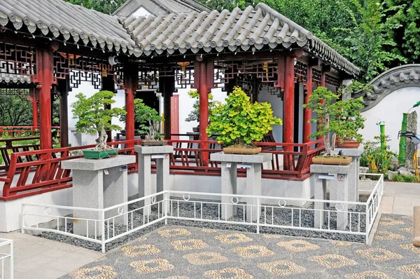 Montreal Quebec Kanada Juni 2018 Pavillon Chinesischen Garten Botanischen Garten — Stockfoto