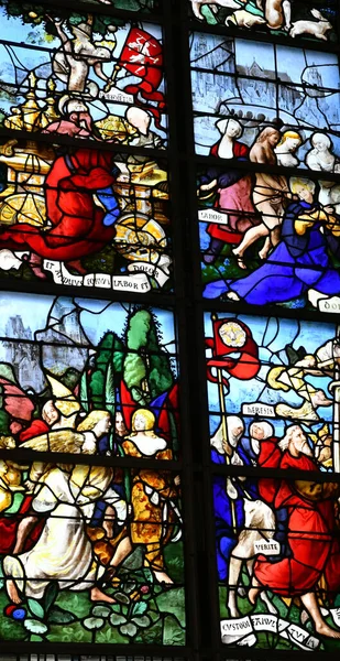 Rouen Francia Septiembre 2019 Iglesia Sainte Jehanne Arc —  Fotos de Stock