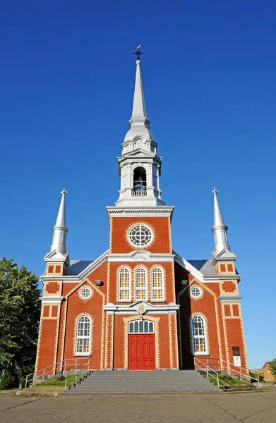 2018 Quebec Canada June Historical Church Saint Fabien — 스톡 사진