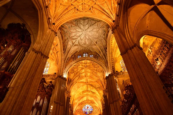 Seville Spain August 2019 Historical Cathedral — Stock Photo, Image