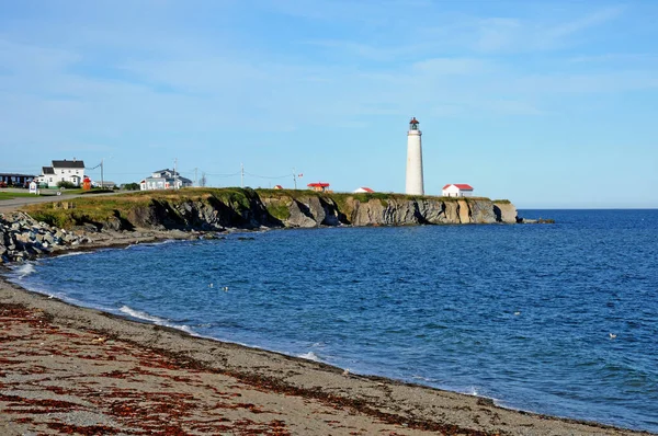 Québec Canada Juin 2018 Phare Cap Les Rosiers Gaspésie — Photo