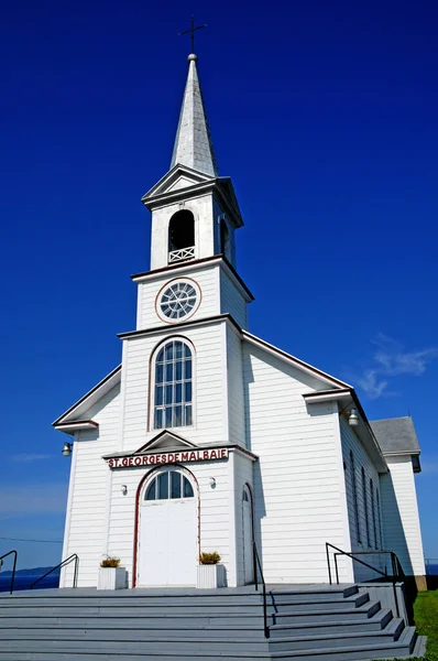 Quebec Kanada Červen 2018 Historický Kostel Jiří Malbaie — Stock fotografie
