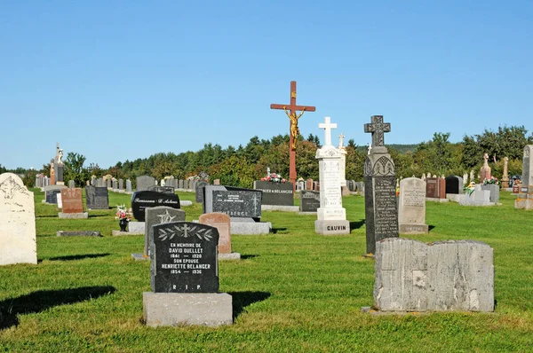 Квебек Канада Июня 2018 Года Кладбище Святого Симона — стоковое фото