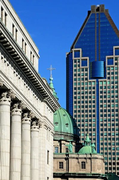 Quebec Kanada Haziran 2018 Montreal Deki Dünyanın Marie Katedrali — Stok fotoğraf