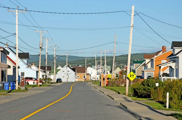 Quebec Canada June 2018 Small Village Cap Chat Gaspsie — Stock Photo, Image