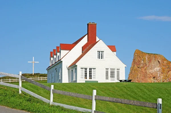 Quebec Kanada Haziran 2018 Gaspesie Deki Perce Köyü — Stok fotoğraf