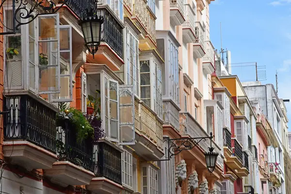 Cadiz Spain August 2019 Historical City Centre — Stock Photo, Image