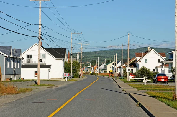 Quebec Canada June 2018 Small Village Cap Chat Gaspesie — Stock Photo, Image