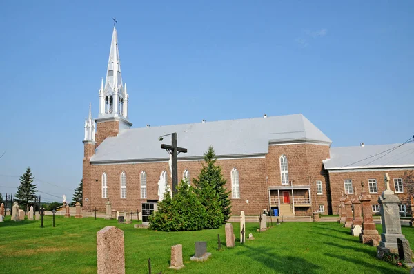 魁北克 2018年6月25日 圣总理的历史教堂 — 图库照片