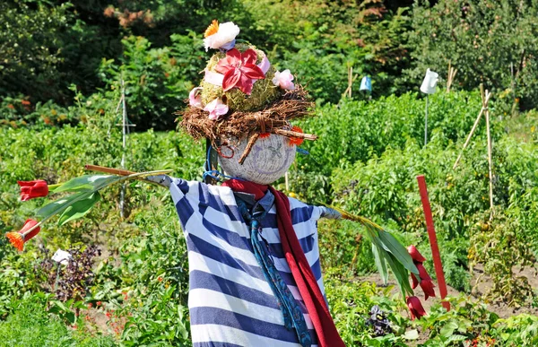 Montréal Québec Canada Juin 2018 Épouvantail Dans Jardin Botanique Créé — Photo