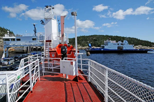 Quebec Canada June 2018 Ferry Tadoussac — Stock Photo, Image