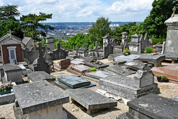 Bonsecours France September 2017 Cemetery Notre Dame Basilica — Stockfoto