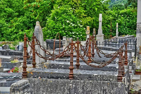 Roche Guyon France July 2018 Cemetery — Stock Photo, Image