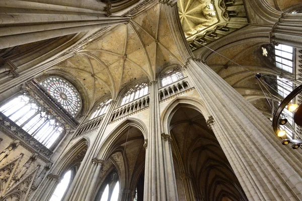 Rouen France Sseptember 2019 Notre Dame Cathedral — стоковое фото