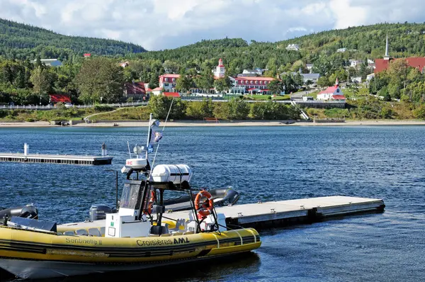 Quebec Canada June 2018 Picturesque Port Tadoussac — Stock Photo, Image