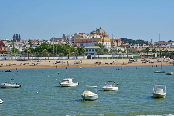 Sanlucar Barrameda Spain August 2019 River Tourism Sevilla Cadiz — Stockfoto