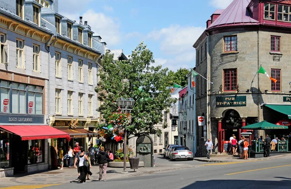 Quebec Canadá Junho 2018 Histórica Cidade Velha Quebec — Fotografia de Stock