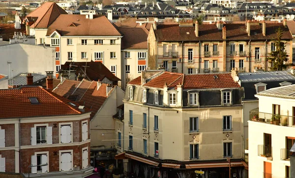 Poissy Francia Dicembre 2019 Città Inverno — Foto Stock