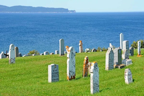 Quebec Canada Juni 2018 Kyrkogården Saint Georges Malbaie — Stockfoto