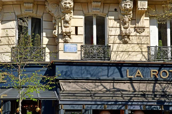 París Francia Marzo 2019 Distrito Del Chaussee Muette Distrito —  Fotos de Stock