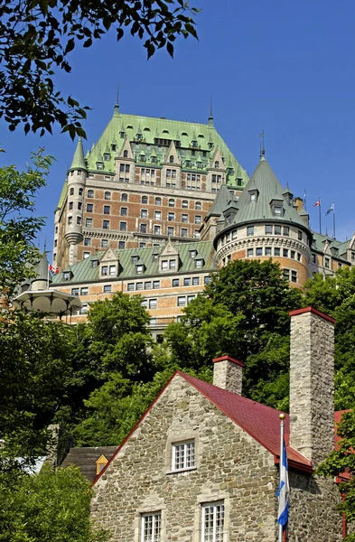 Quebec Canadá Junho 2018 Chateau Frontenac Construído 1893 Por Bruce — Fotografia de Stock