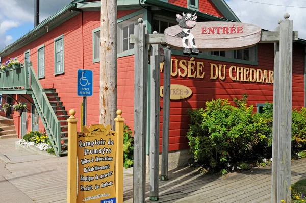 Quebec Canada June 2018 Dairy Perron Saint Prime Cheddar Museum — Stock Photo, Image