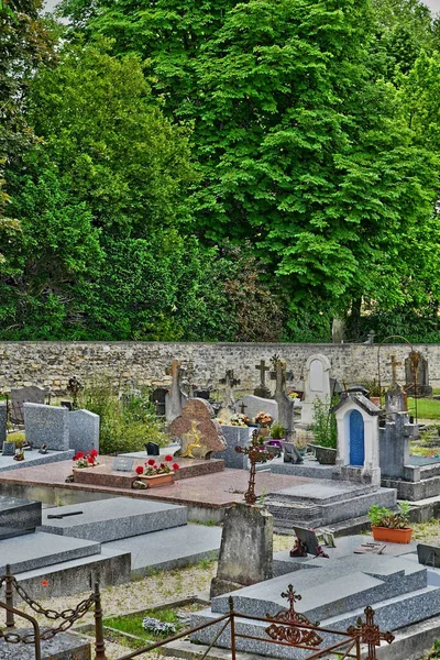 Roche Guyon France July 2018 Cemetery — Stock Photo, Image