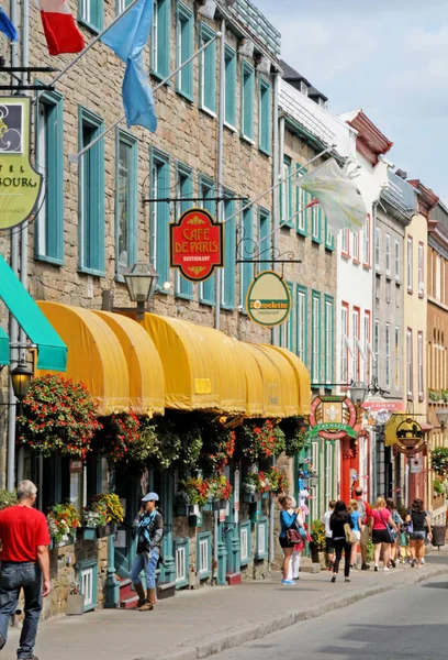 Quebec Canadá Junho 2018 Histórica Cidade Velha Quebec — Fotografia de Stock