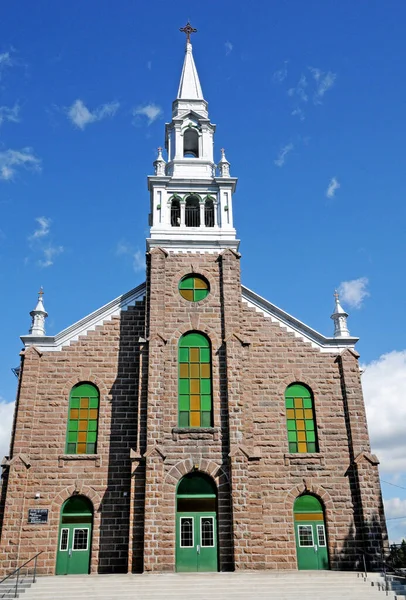 Quebec Canada June 2018 Historical Church Saint Ambroise — Stock Photo, Image