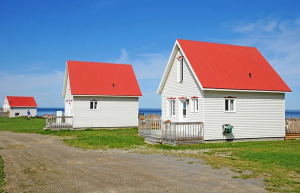 Quebec Kanada Juni 2018 Den Lilla Byn Village Chanson Petite — Stockfoto