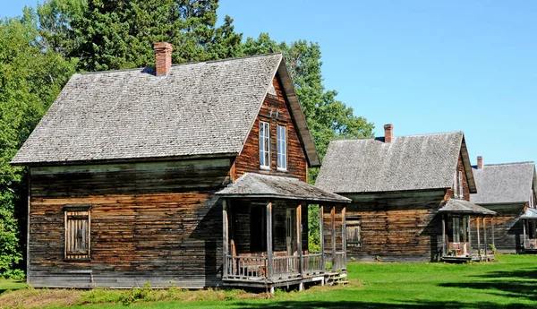 Chambord Quebec Canadá Junio 2018 Pueblo Fantasma Val Jalbert — Foto de Stock