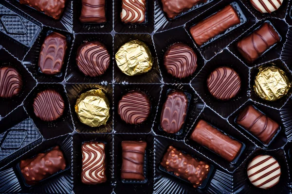 Boîte de chocolats — Photo