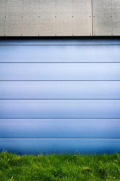Modern mavi taş duvar — Stok fotoğraf