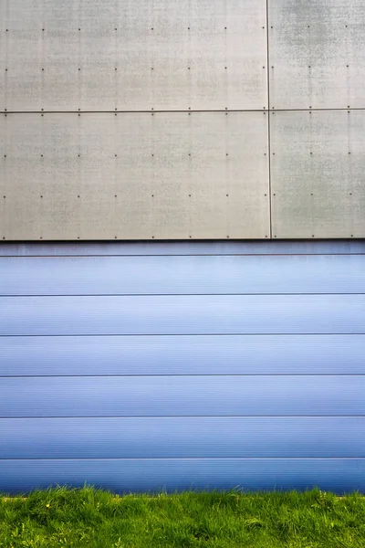 Modern mavi taş duvar — Stok fotoğraf