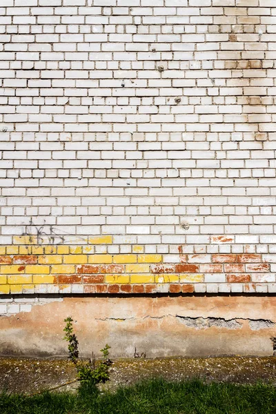 Pared de ladrillo blanco —  Fotos de Stock