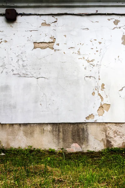 Белая гипсовая стена — стоковое фото