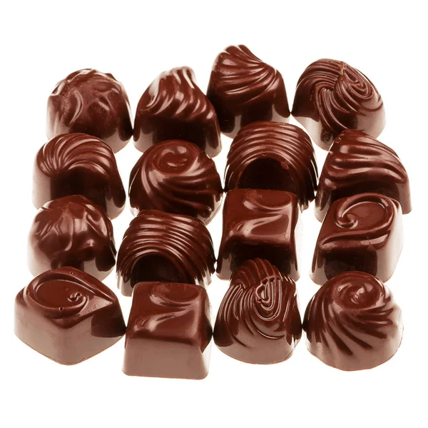 Caramelos de chocolate surtidos — Foto de Stock