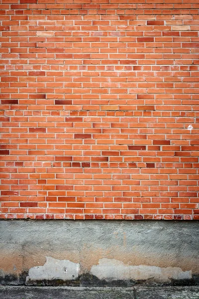 Sfondo muro di mattoni rossi — Foto Stock