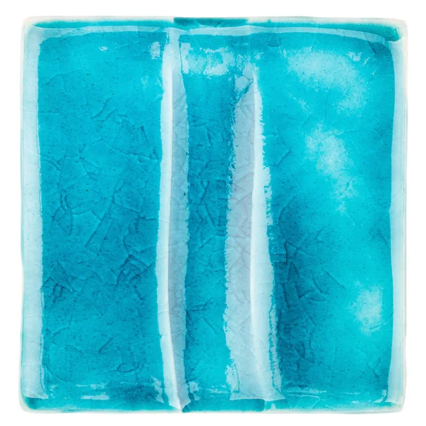 Azulejos de cerámica vidriada hechos a mano — Foto de Stock