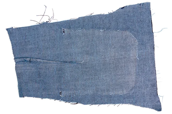 Sepotong kain jins biru — Stok Foto